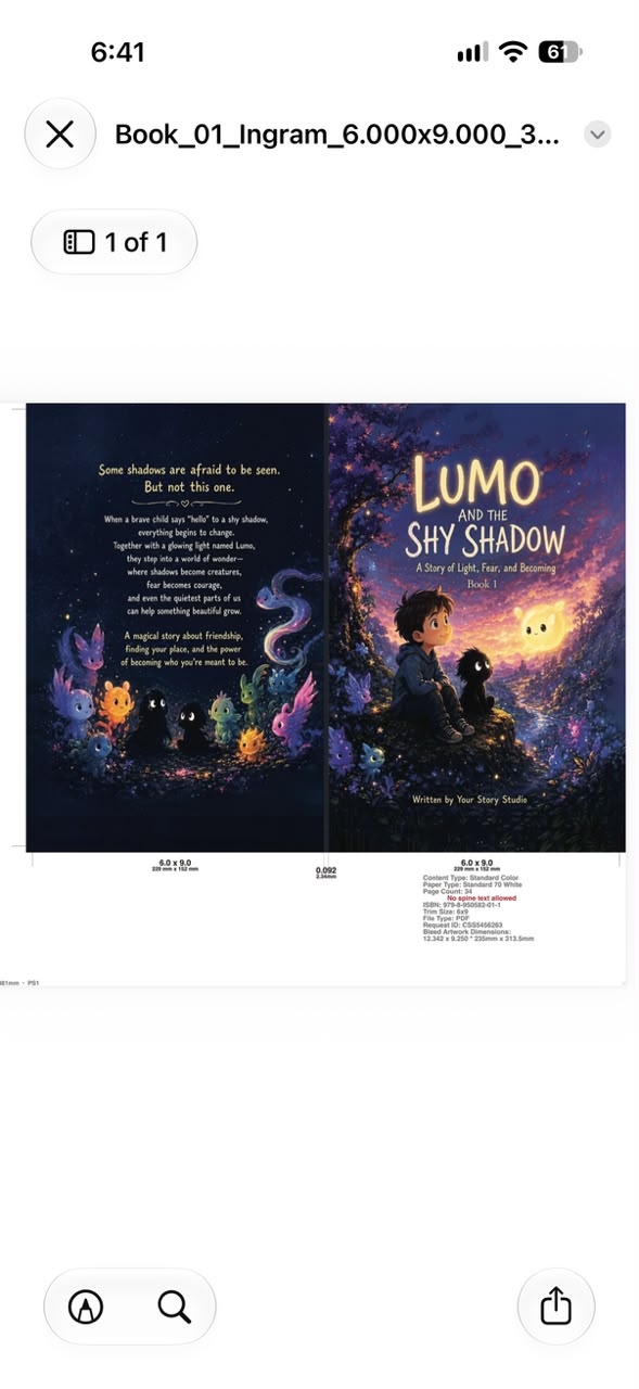 Lumo and the Shy Shadow — cover design by Publishing Core