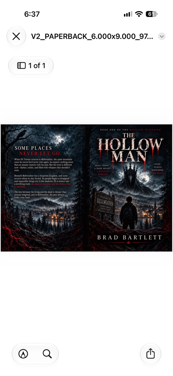 The Hollow Man — cover design by Publishing Core